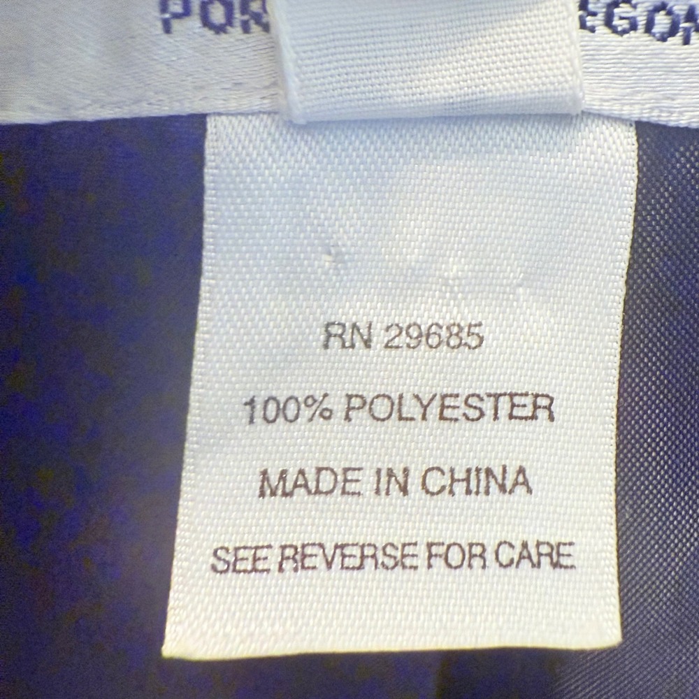 Pendleton Split Lapel Three Button Navy Blue Blaz… - image 8